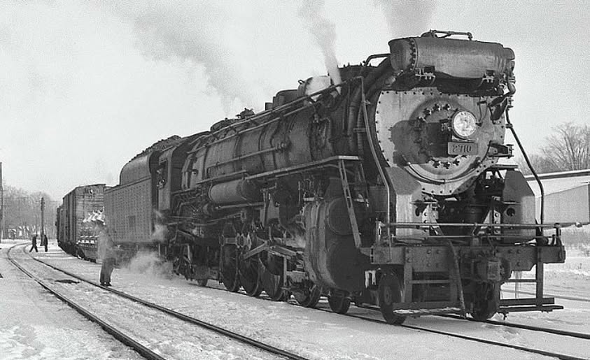 Old Road train at Hudson 1950s